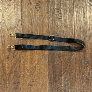 NWT! Black Adjustable Strap with Gold Clasps
